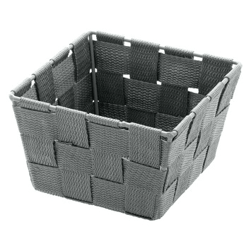 Panier de rangement gris pour tiroir