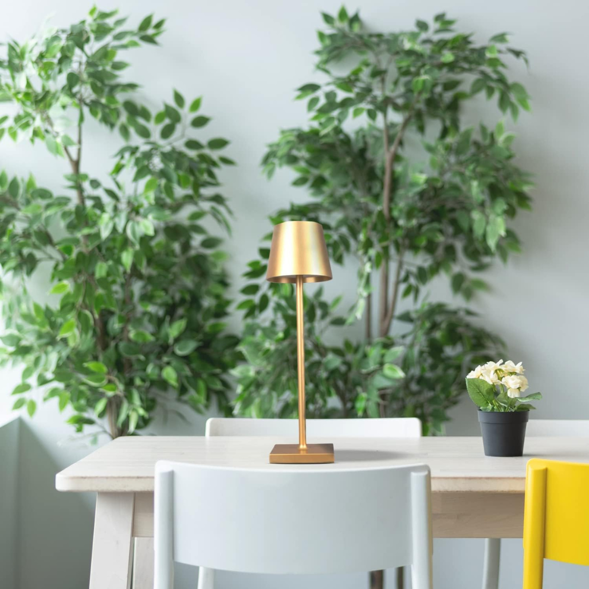 Oplaadbare Tafellamp - Dimbaar - Waterdicht - 38CM - Goud - Dutch Standard