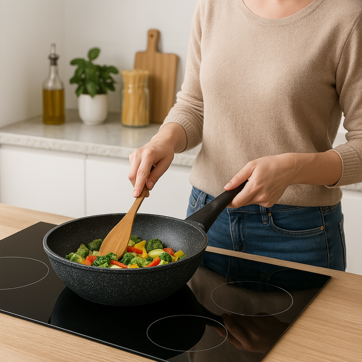 Wokpfanne 32 cm – Antihaftbeschichtung – PFAS-frei