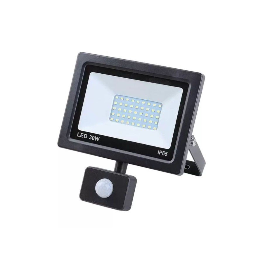 Projecteur LED avec détecteur, puissance max. 50 W, 6000 K, IP65