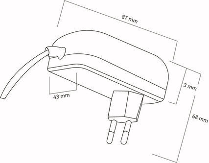 Adaptateur 24 W - 12 V / 2 A pour rubans LED