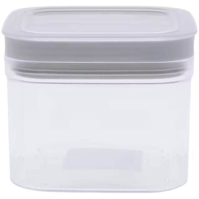 Vershouddoos 0.8L Transparant Grijs