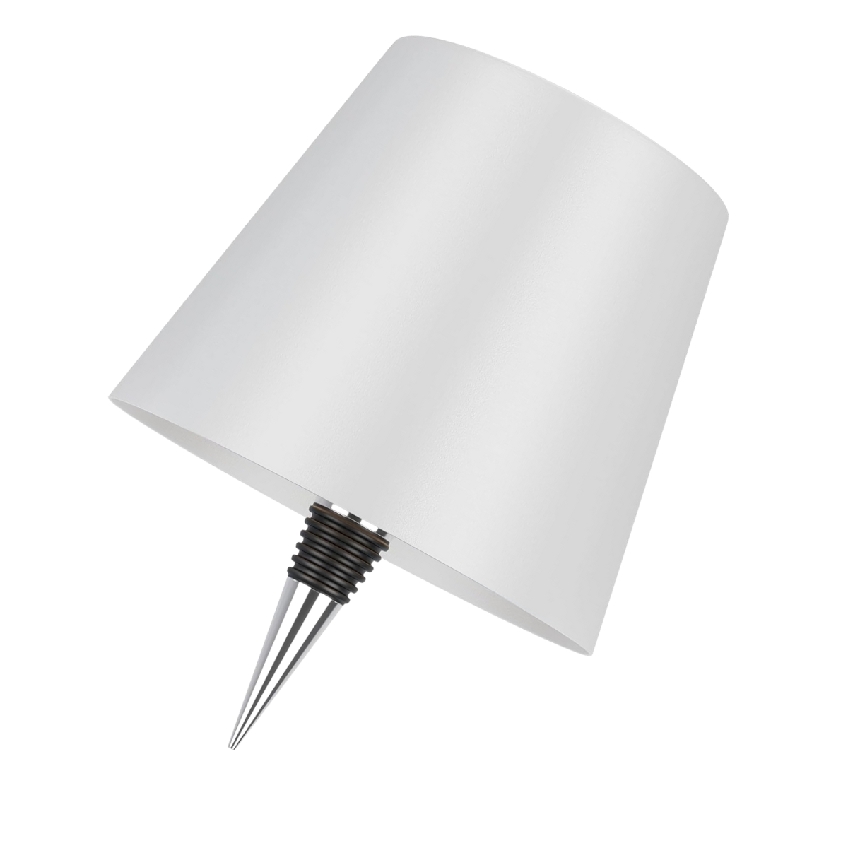 Lot de 2 lampes rechargeables pour bouteilles - Lampe de table à intensité variable - Aluminium - Étanche - Blanc - Norme néerlandaise