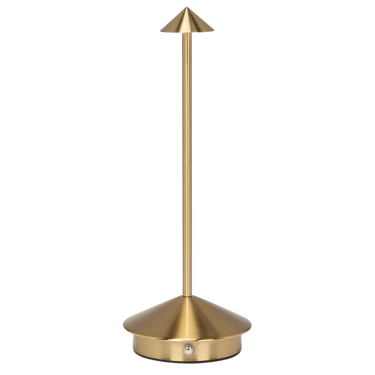 Lampe de table rechargeable - Intensité réglable - Étanche - 29 cm - Or - Norme néerlandaise