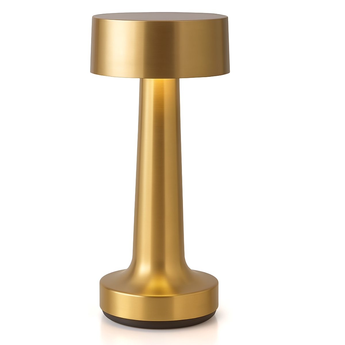 Lampe de table rechargeable - Intensité réglable - Étanche - 21 cm - Or - Norme néerlandaise