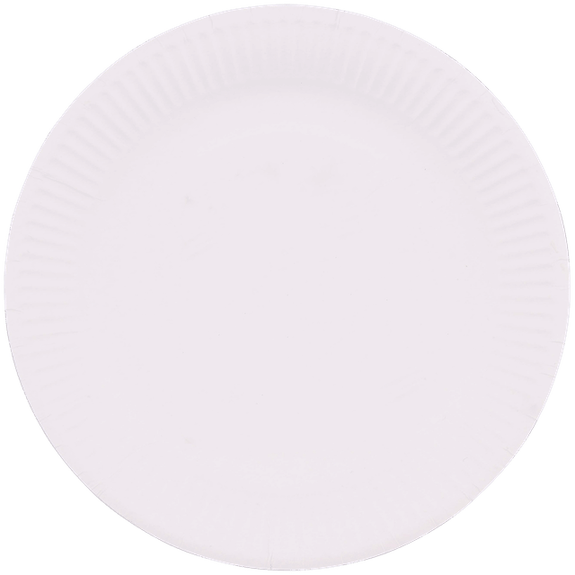 20 assiettes en carton Ø 18 cm
