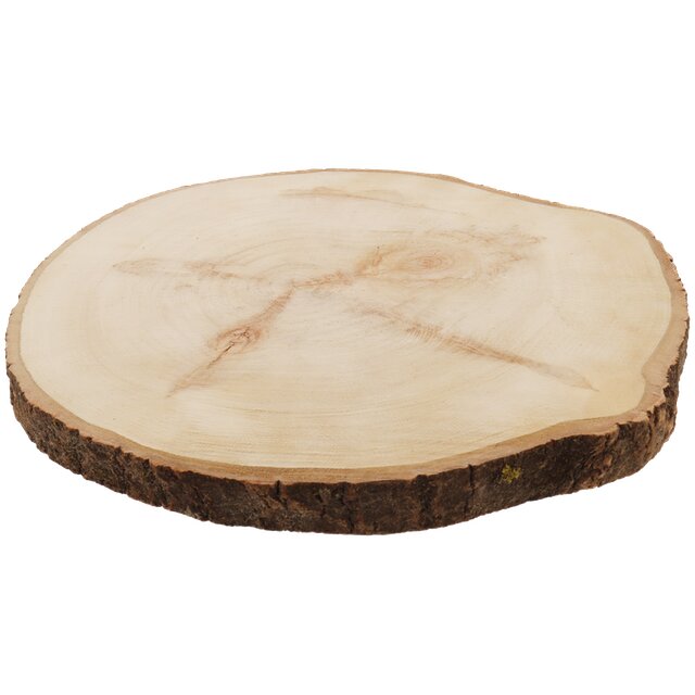 Disque en bois pour porte-bougie chauffe-plat