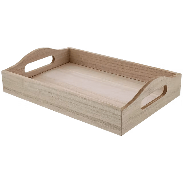 Dienblad Hout Beige 25 x 17 cm