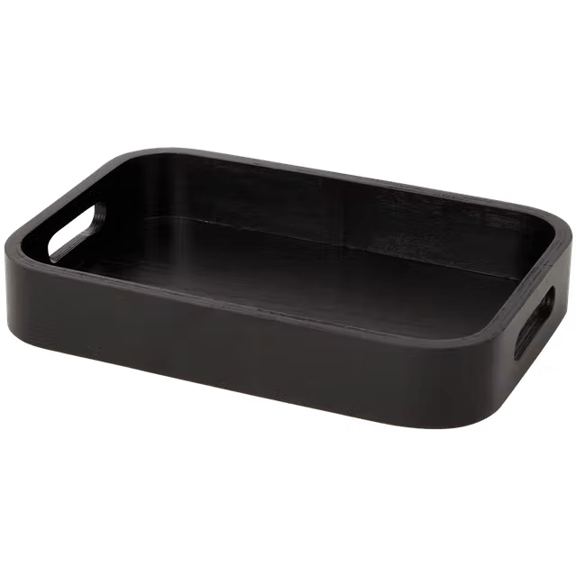 Dienblad Zwart Hout 25 x 17