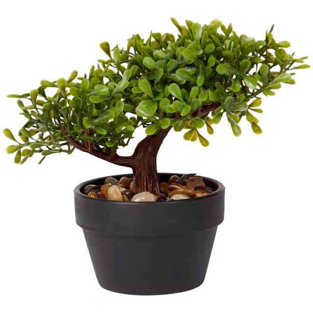 Plante artificielle en pot, type bonsaï
