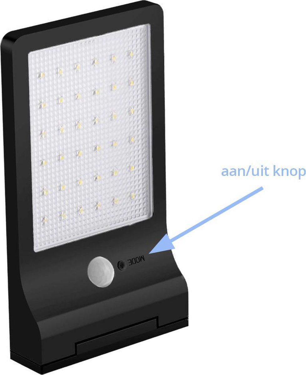 Lot de 3 lampes LED d'extérieur à détecteur de mouvement et énergie solaire Aby