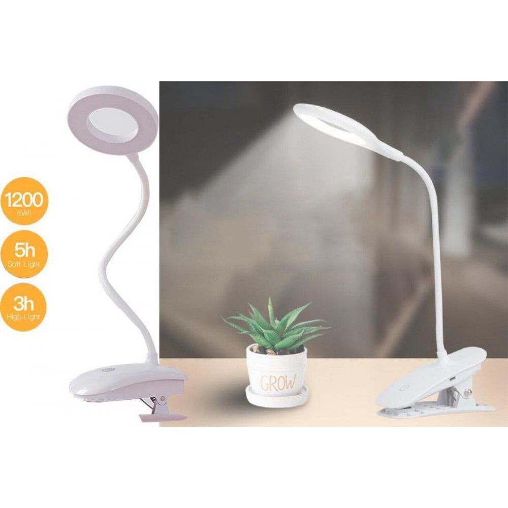 Lampe de bureau LED rechargeable USB à intensité variable sans fil