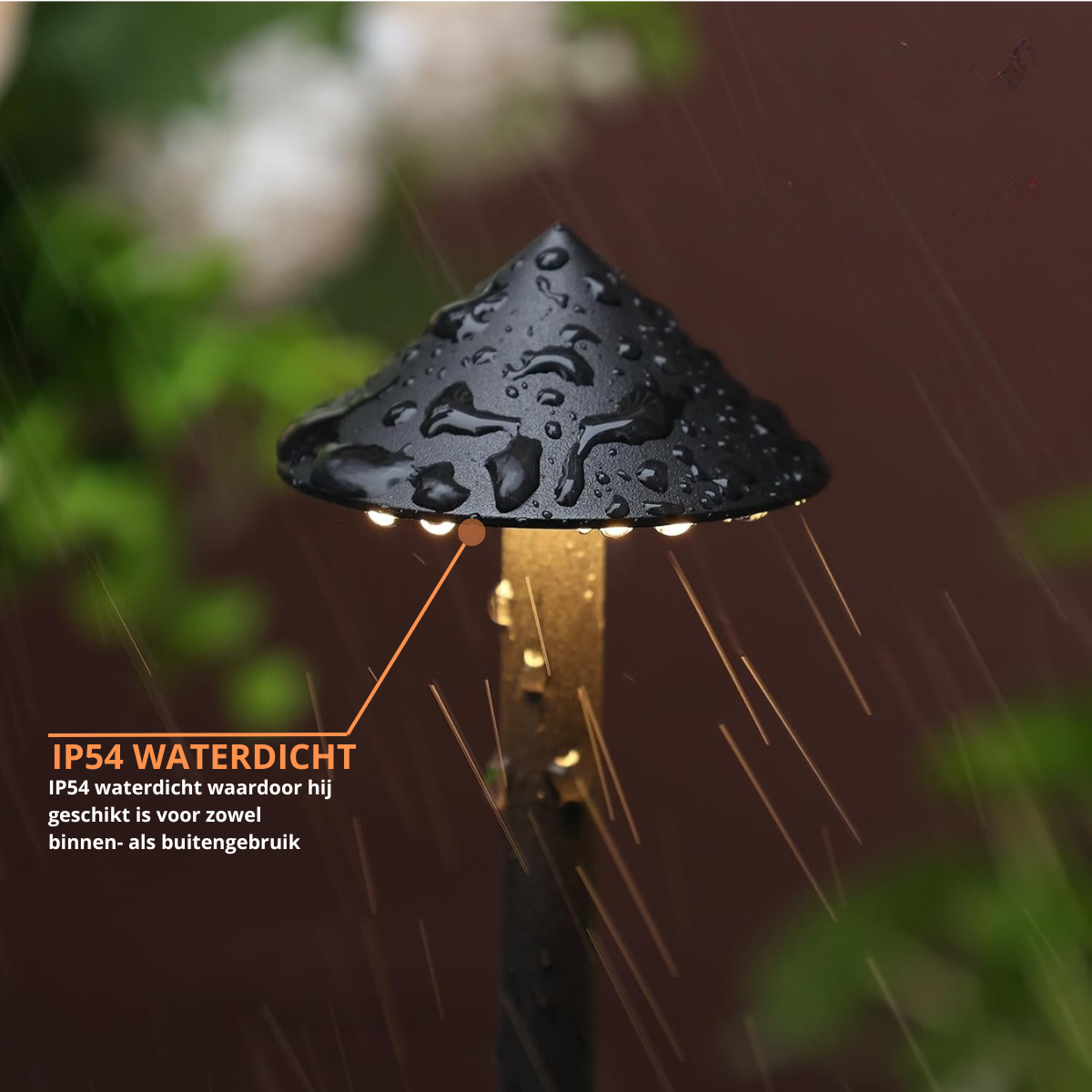 2 Stuks - Oplaadbare Tafellamp - Dimbaar - Waterdicht - 29CM - Zwart - Dutch Standard