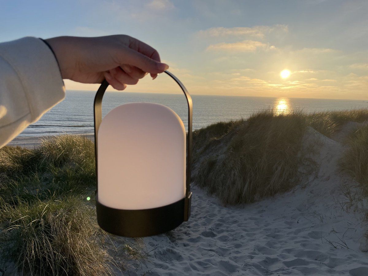 Lampe de table sans fil à piles, intensité variable, blanc chaud 2700K