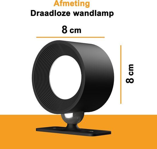 Applique murale - Rechargeable - Intensité réglable - Avec télécommande