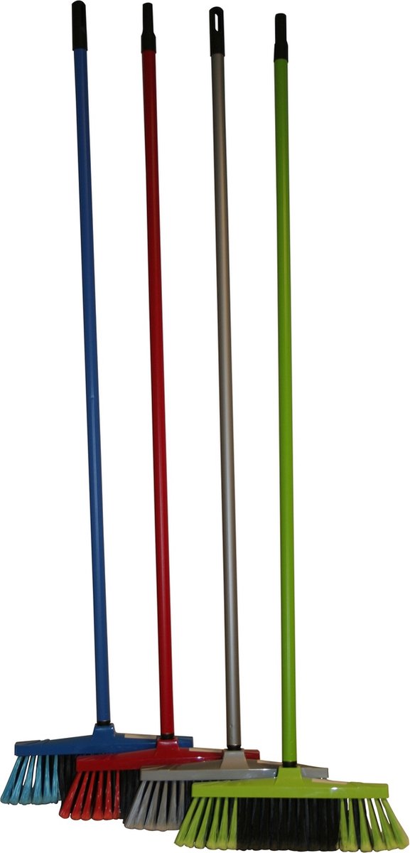 Kamerveger Bezem Zacht met Steel 130 cm