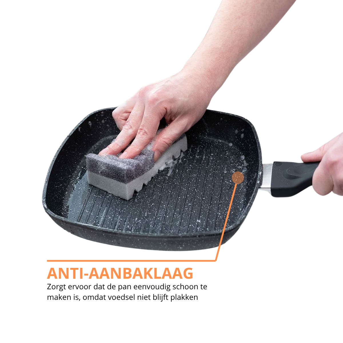 Grillpfanne 24 cm – Antihaftbeschichtung – PFAS-frei