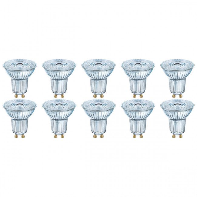Dimbare GU10 LED lamp 5W 3000k 10 Stuks