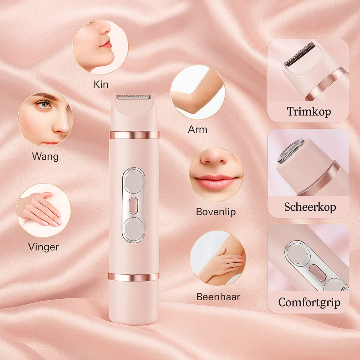 2 in 1 Body shaver Oplaadbaar Waterdicht