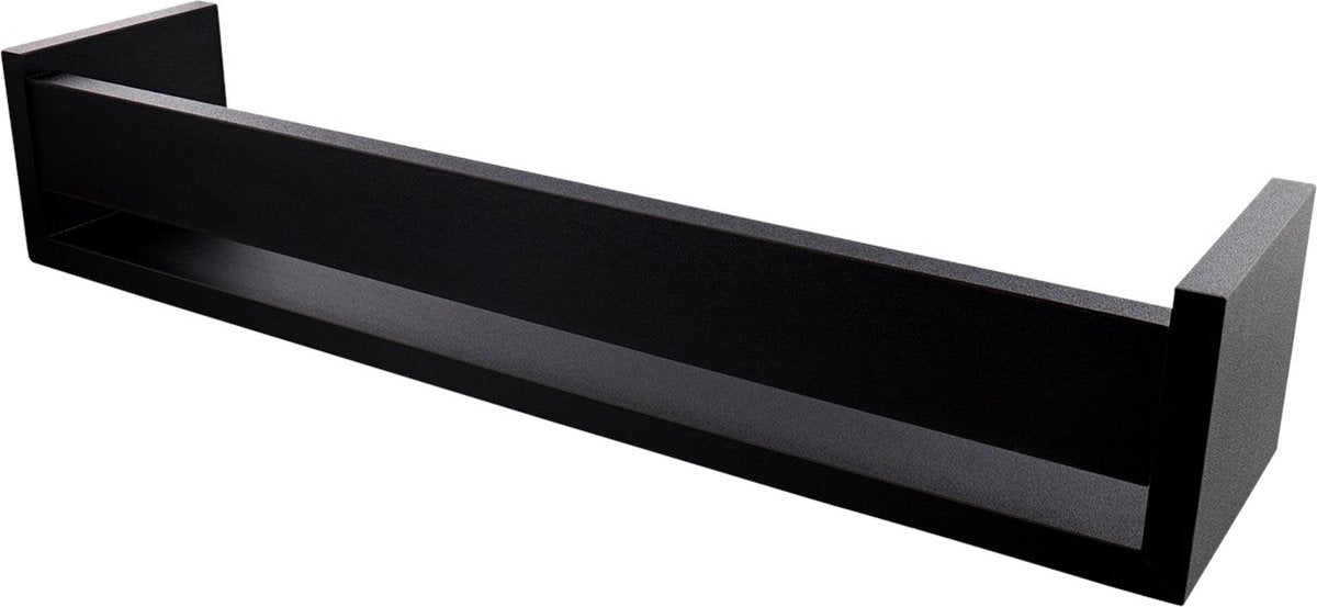 Wandplank Wandplank Zwart 44 x 10 x 8 cm