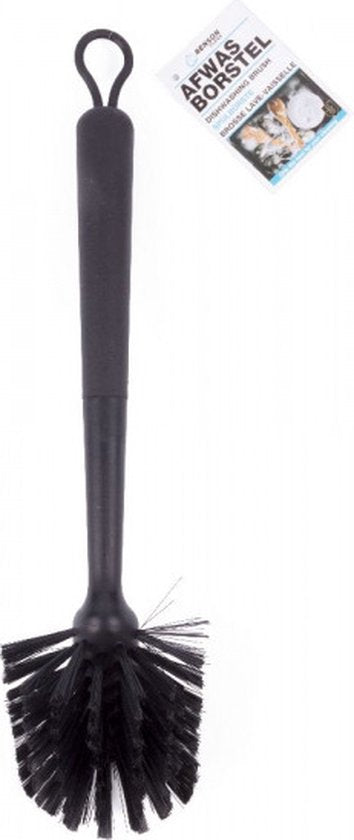 Geschirrspülbürste, schwarz, ovales Design