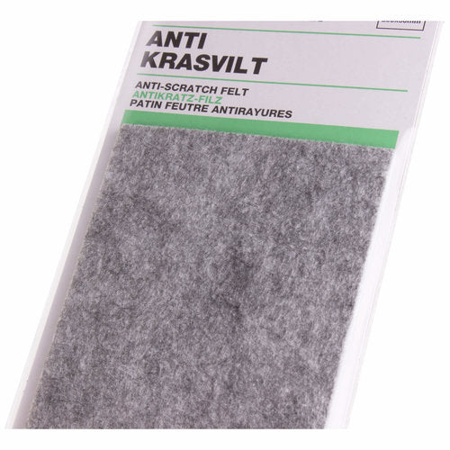 Feutre anti-rayures autocollant 20 x 9 cm Gris