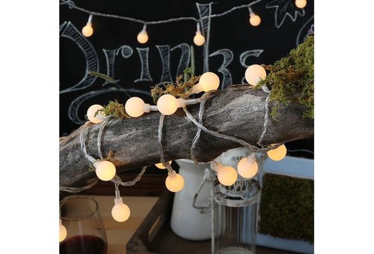Guirlande lumineuse 3M mate avec 30 lampes LED et piles
