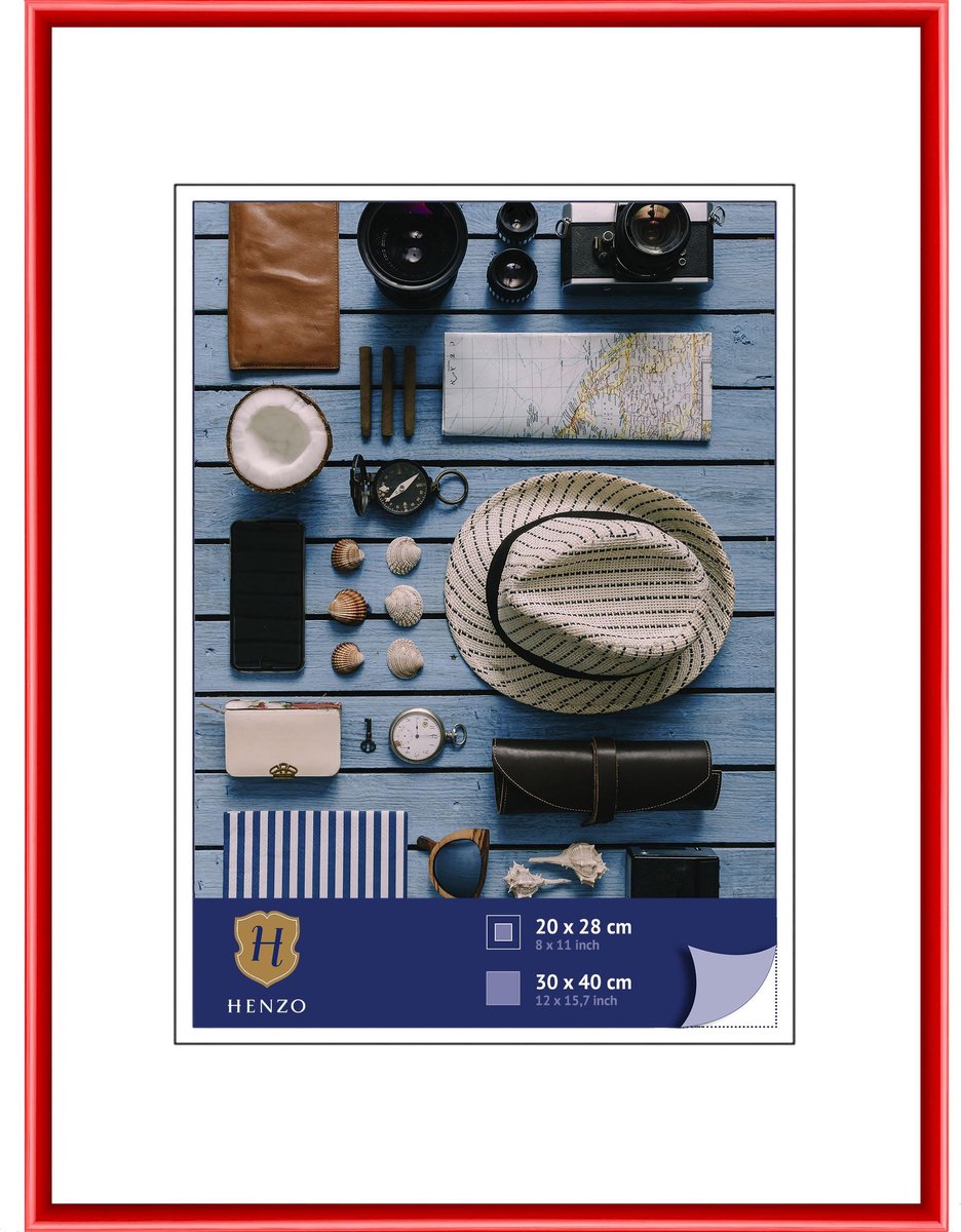 Bilderrahmen Rot 30 x 40 cm