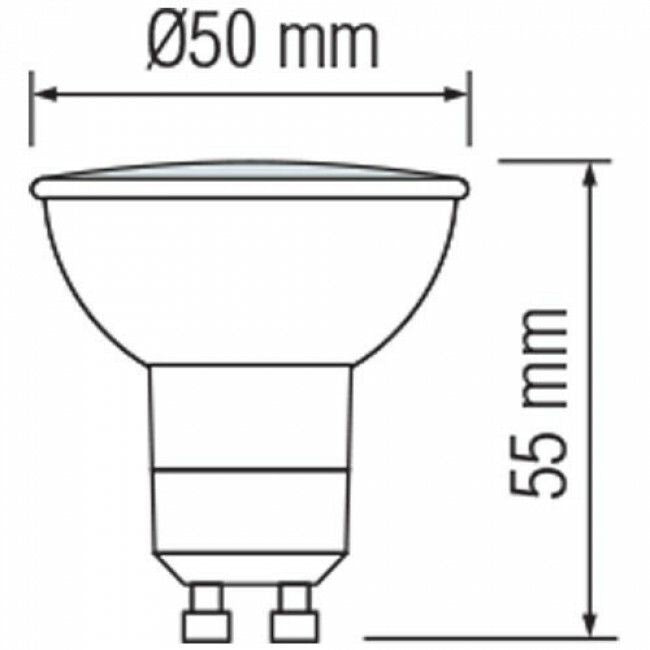 Lampe LED intelligente GU10 RGBWW à intensité variable 5W