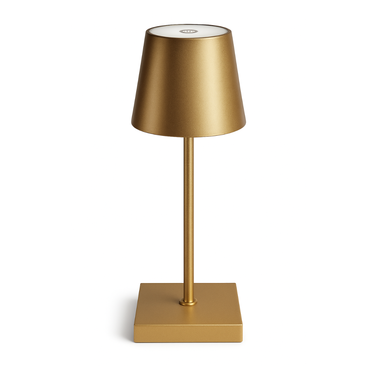 Lampe de table rechargeable - Intensité réglable - Étanche - 26 cm - Or - Norme néerlandaise