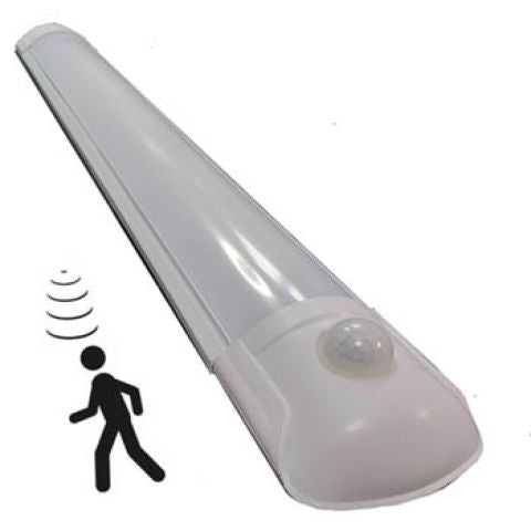 Luminaire LED avec détecteur de mouvement 36 W 6500 K 120 cm
