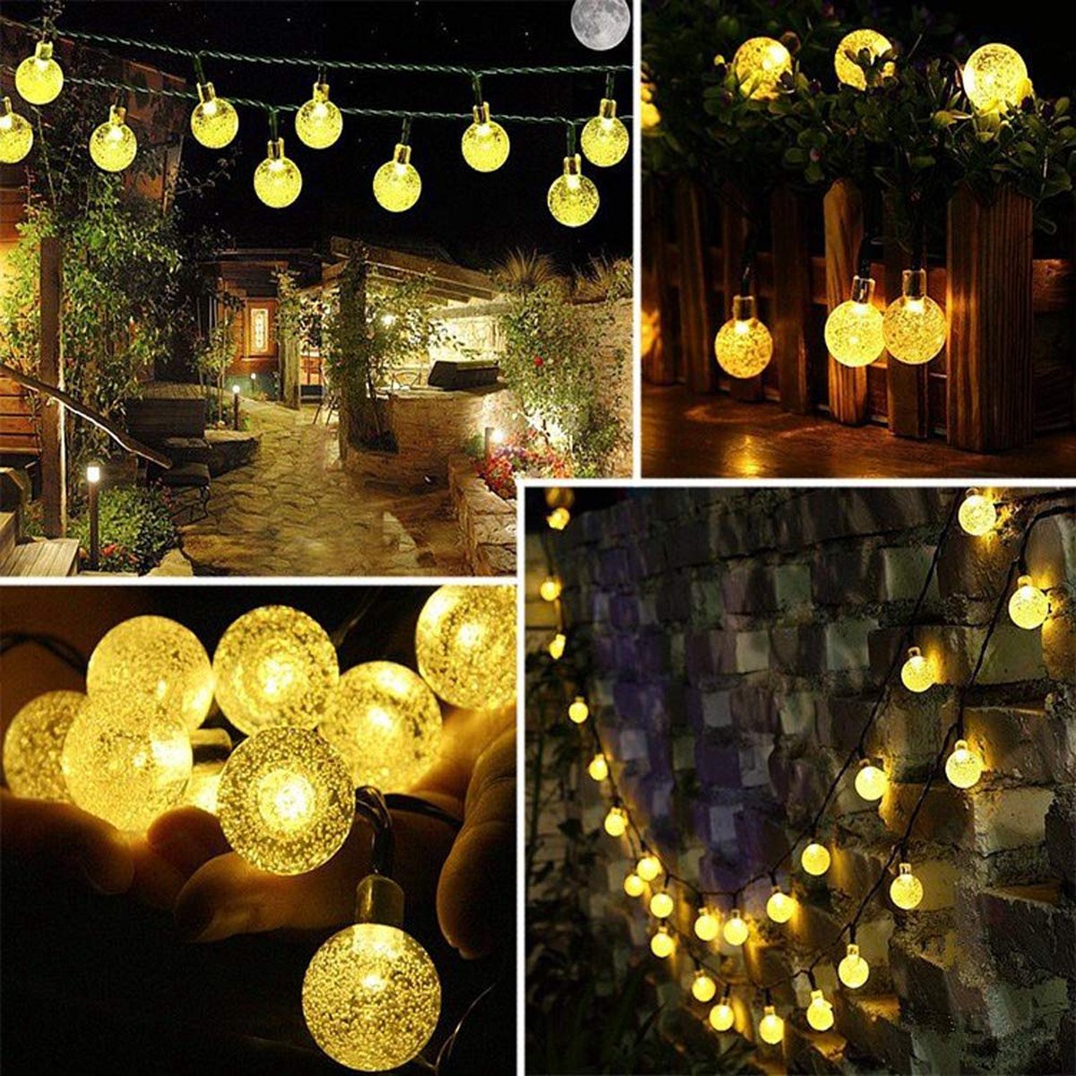 Guirlande lumineuse 3M Crystal avec 30 lampes LED et piles