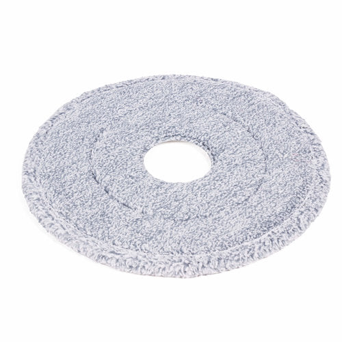 Lingette de balai à franges amovible - Microfibre - Rotation à 360°