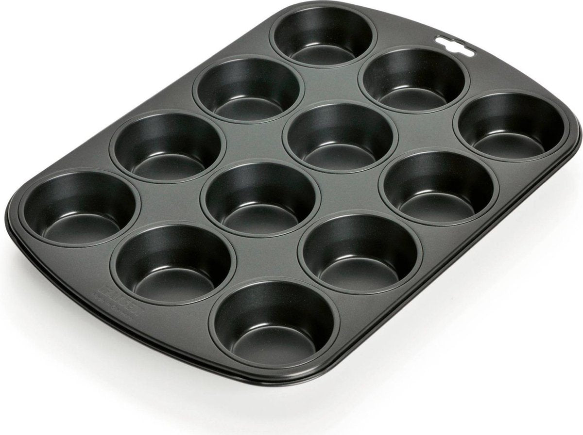 Moule à muffins standard pour 12 pièces, 38 x 27 cm