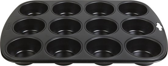 Moule à muffins standard pour 12 pièces, 38 x 27 cm