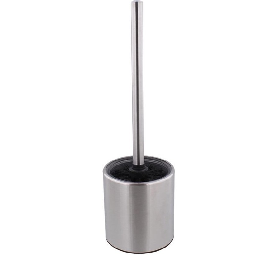 Brosse de toilette avec support - 38 cm - Acier inoxydable