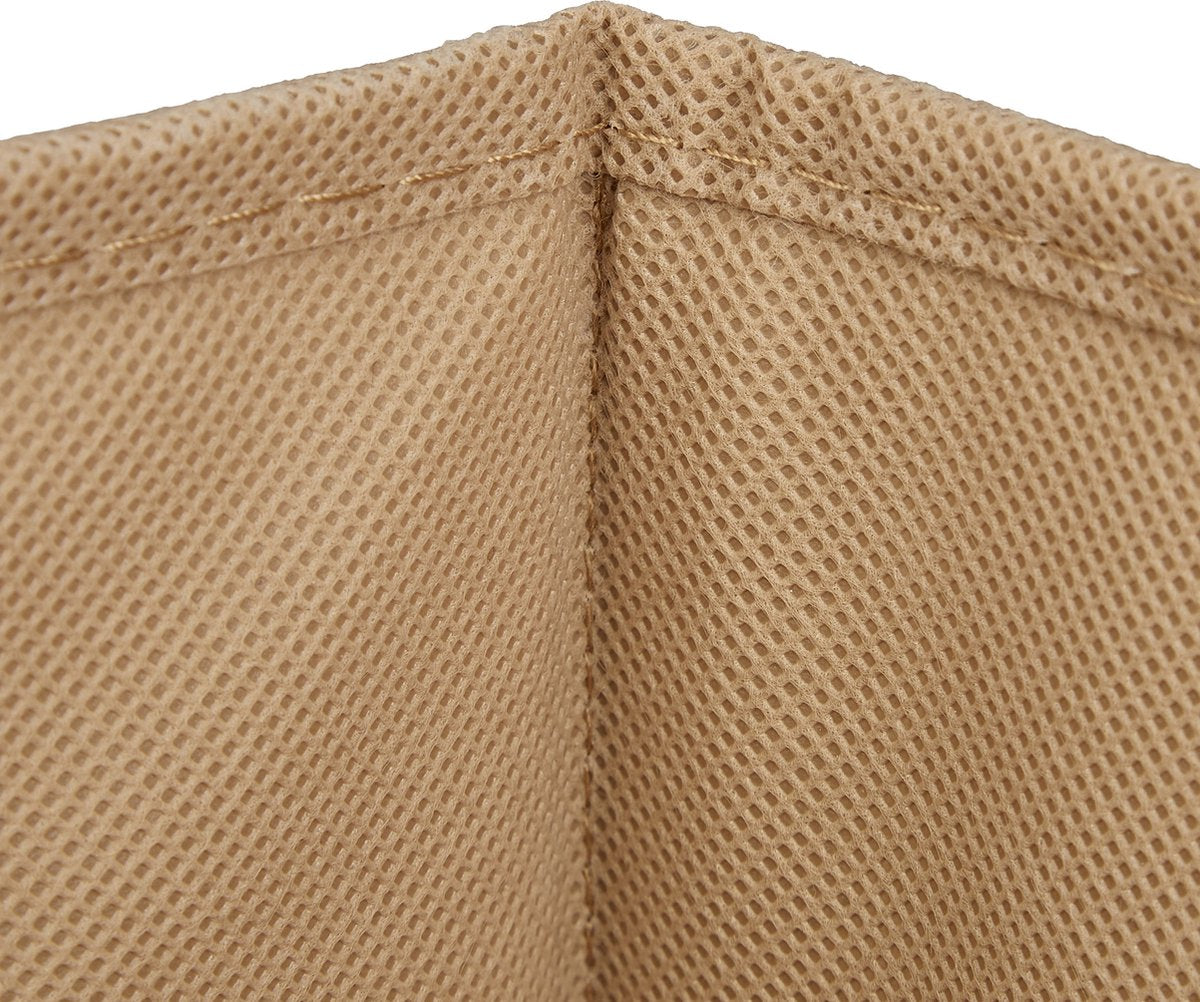 Panier de rangement en bambou marron