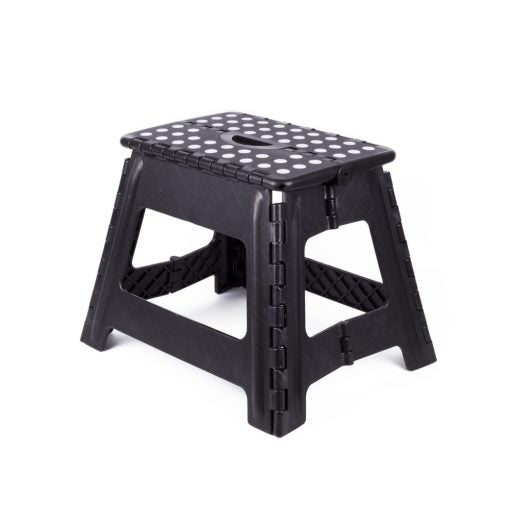 Klapphocker Schwarz/Weiß 150 kg