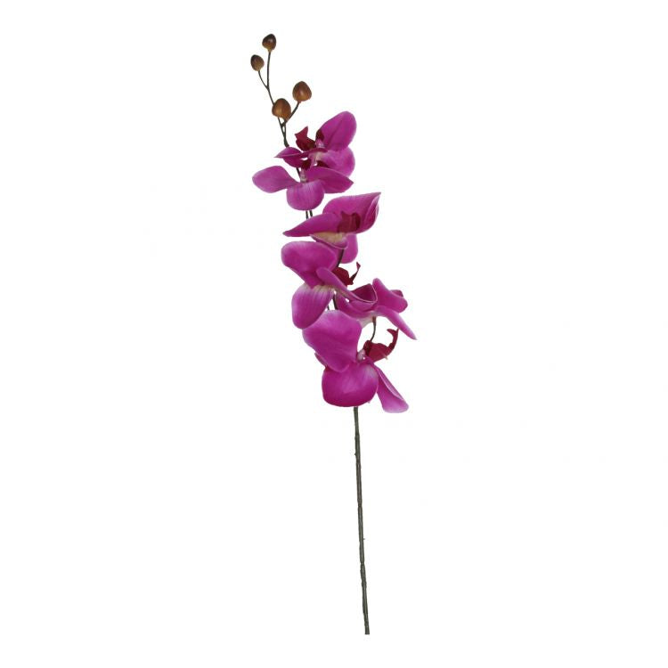 Branche d'orchidée artificielle violette 78 cm