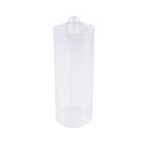 Organisateur de disques de coton transparents