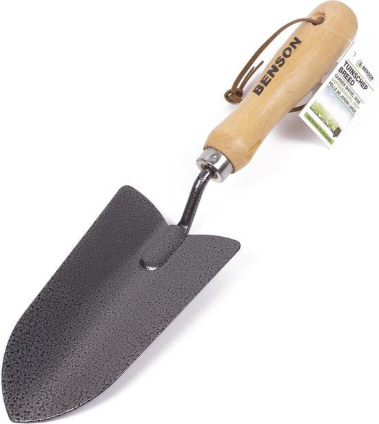 Plant Tuinschepje Breed 30 cm. Metaal & Hout