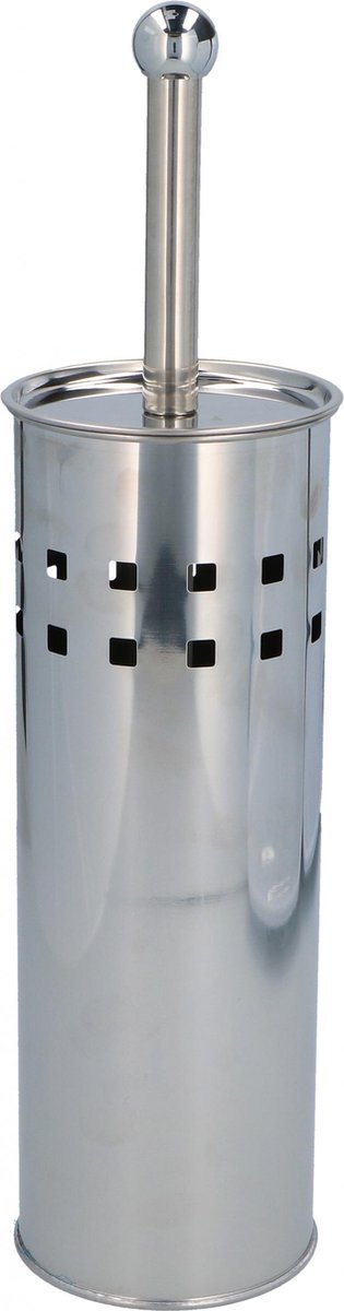 Brosse de toilette en acier inoxydable avec support - Porte-brosse de toilette - Brosse de toilette