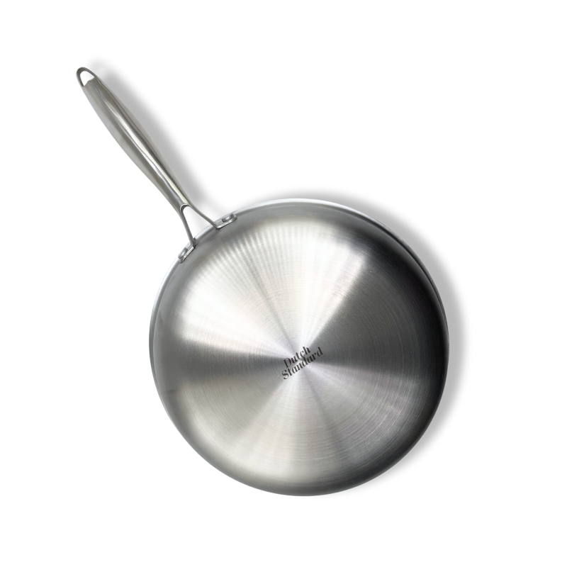 Wok en Koekenpannenset 2-delig 28cm - PFAS vrij - RVS - SteelCraft