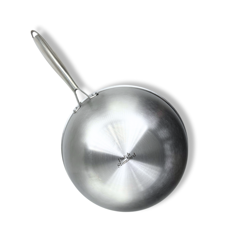 Wokpfanne 28 cm – Edelstahl – PFAS-frei