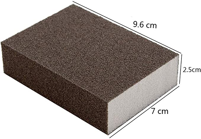 Scheuerschwamm, grob, braun, 3 Stück