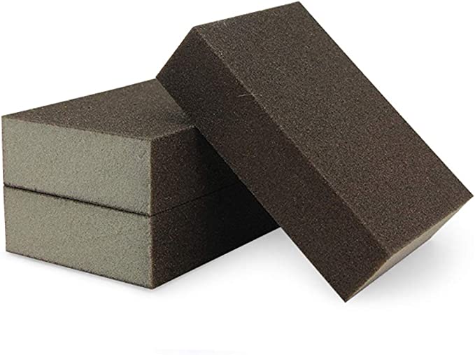 Scheuerschwamm, grob, braun, 3 Stück