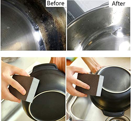 Scheuerschwamm, grob, braun, 3 Stück