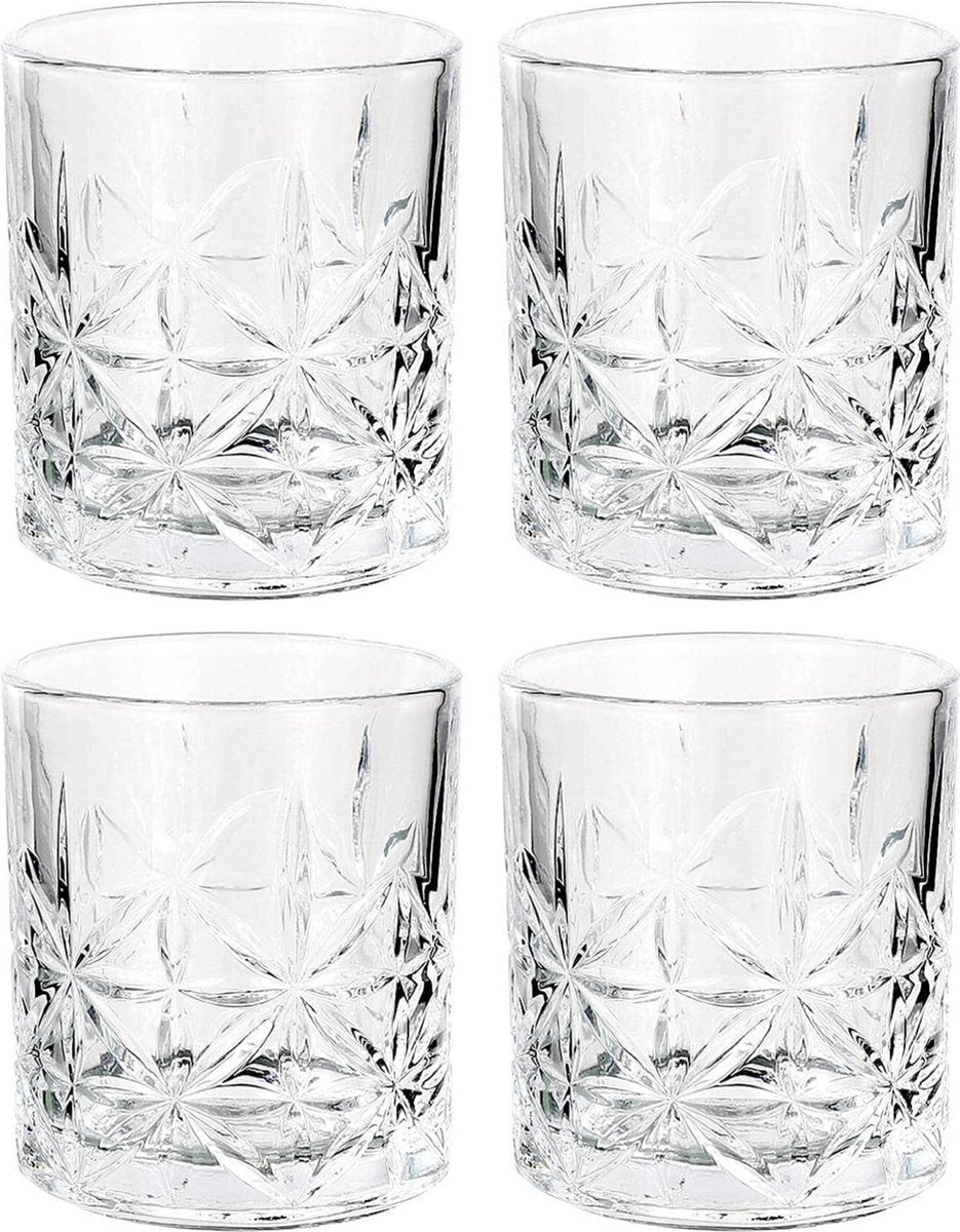 Verres à whisky, verres à eau (4 pièces, 300 ml)