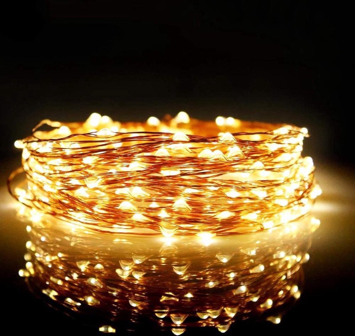 Lichtsnoer 15M Buiten Zonne-Energie Lichtjes Slinger Tuinverlichting