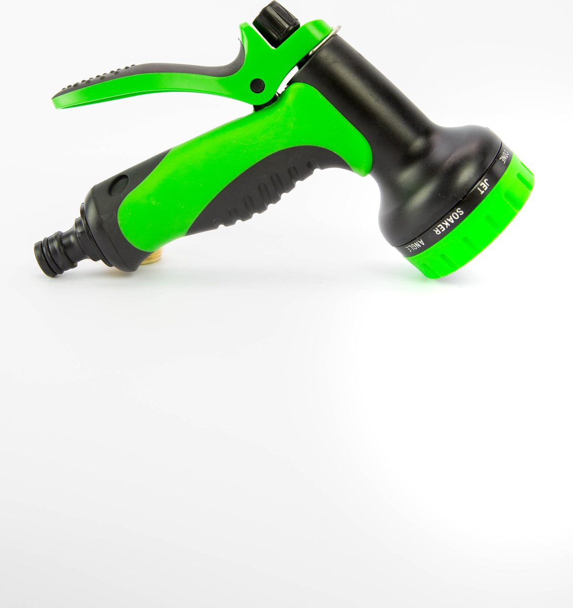 Pistolet d'arrosage à 7 positions de pulvérisation - Tête de pulvérisation pour tuyau d'arrosage - Pistolet d'arrosage avec poignée Softgrip - Tête de pulvérisation